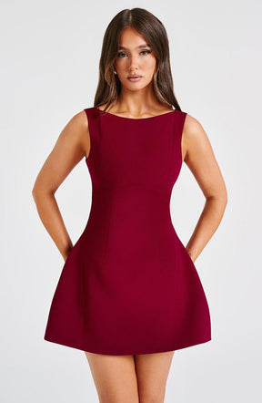 Vestido Alane - Vinho