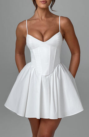 Mini Dress Anah - Branco