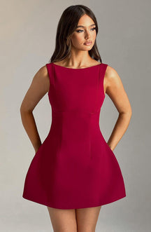 Vestido Alane - Vinho