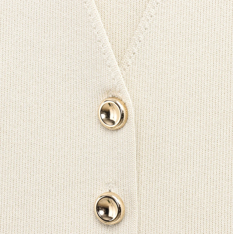 Conjunto Tricot - Conjunto de colete e saia em tricot