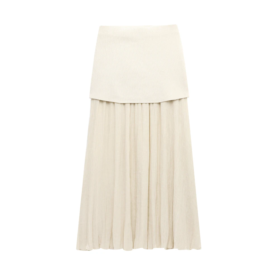 Conjunto Tricot - Conjunto de colete e saia em tricot