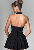 Conjunto Itália - Conjunto de Colete e Saia - Preto