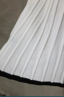 Conjunto Roma  - Top com botões e Saia Midi em tricot