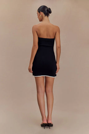 Vestido Old Money Preto - Com amarração lateral