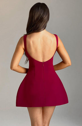 Vestido Alane - Vinho