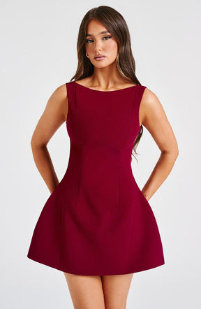 Vestido Alane - Vinho