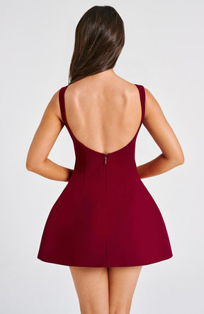 Vestido Alane - Vinho