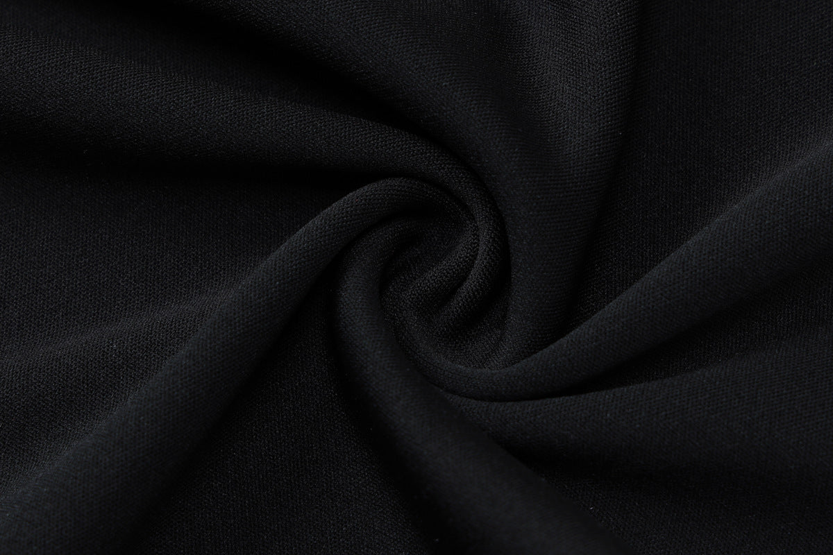 Vestido Preto com Babados