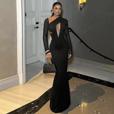Vestido Hollywood - Longo Preto