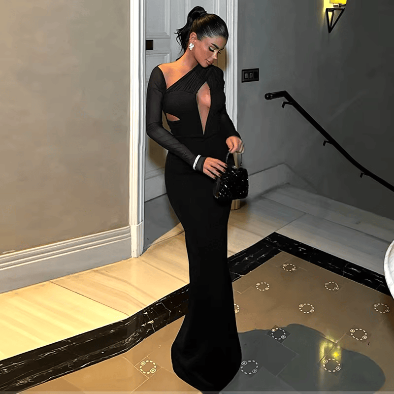 Vestido Hollywood - Longo Preto